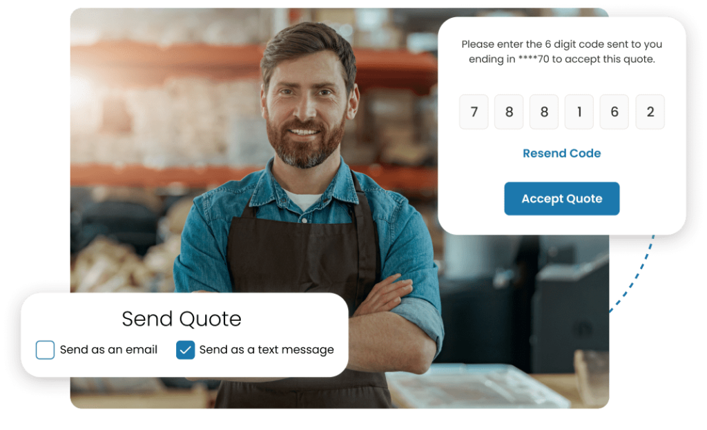 Spenda quoting software screen